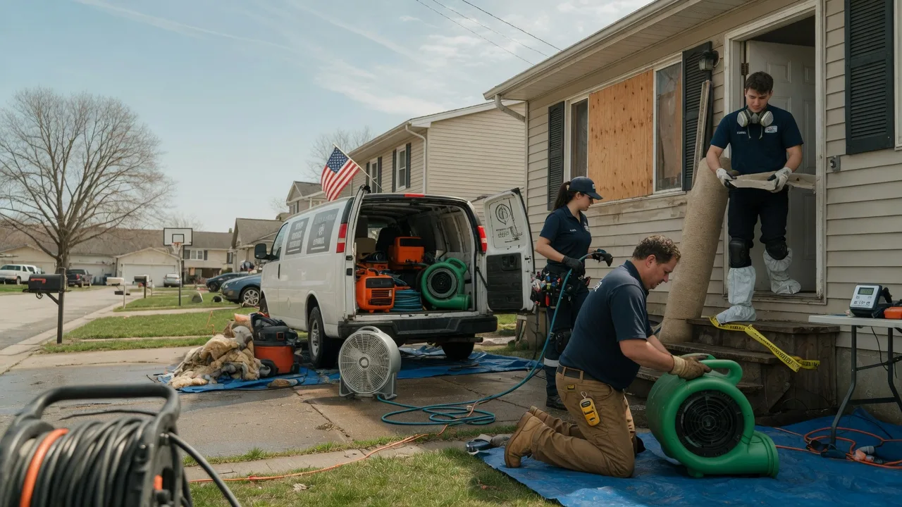 Water Damage Restoration in Baskin, LA near me